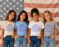 Coaztal Americana Tee- Youth Girls