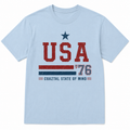 Americana '76 Tee-female-light blue