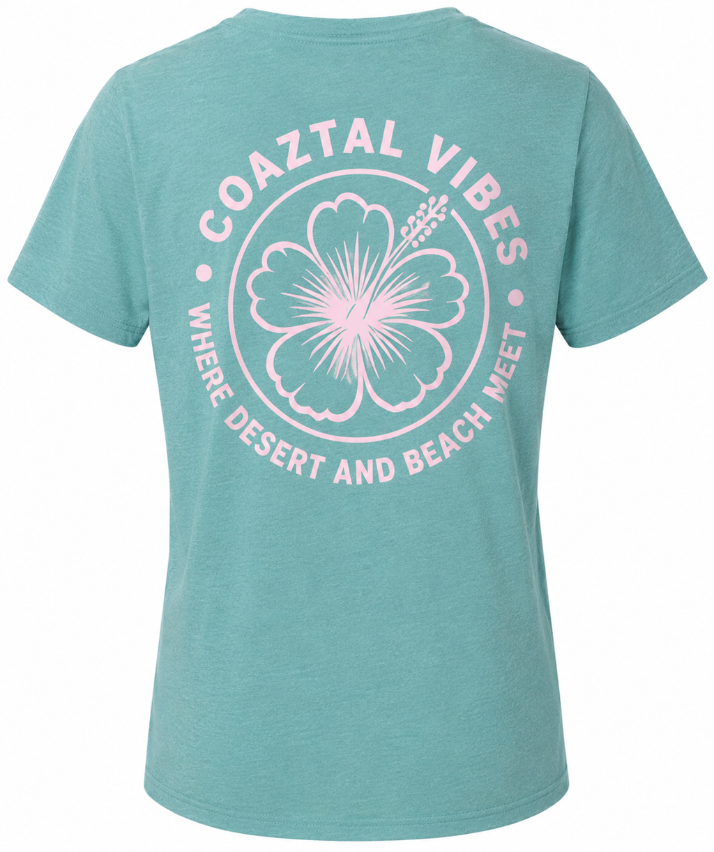 Hibiscus- Seafoam Teal