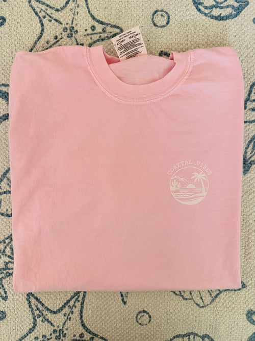 "OG" Coaztal Tee - Pastel Pink