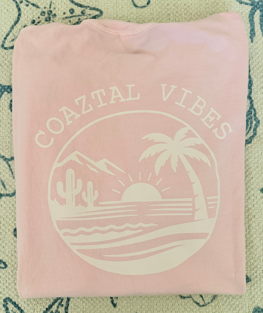 "OG" Coaztal Tee - Pastel Pink