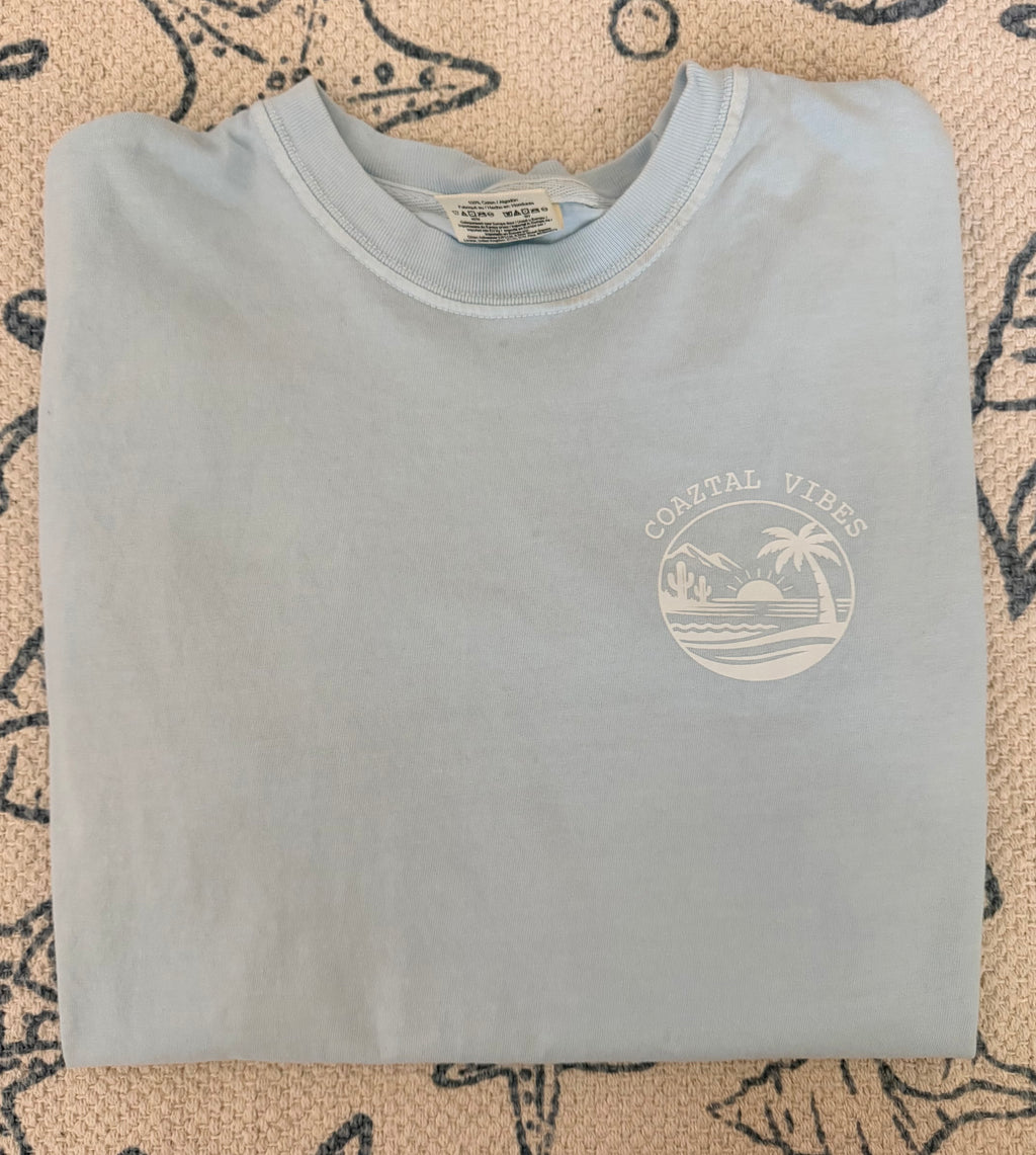 "OG" Coaztal Tee - Pastel Blue