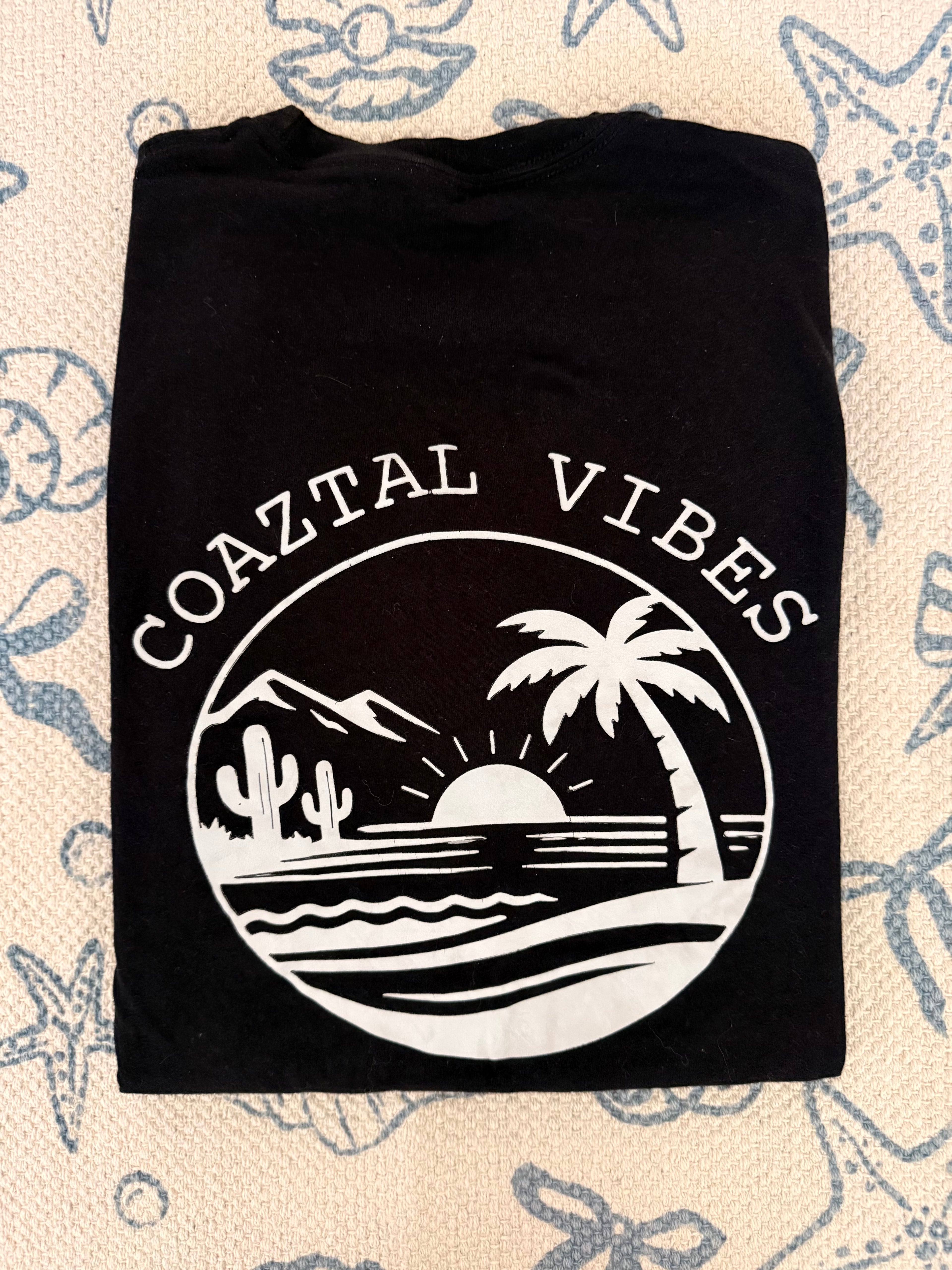 Youth "OG" Coaztal Tee-Black