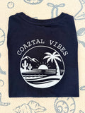 Youth "OG" Coaztal Tee- Navy