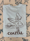 Coaztal Cowgirl Tee-blue