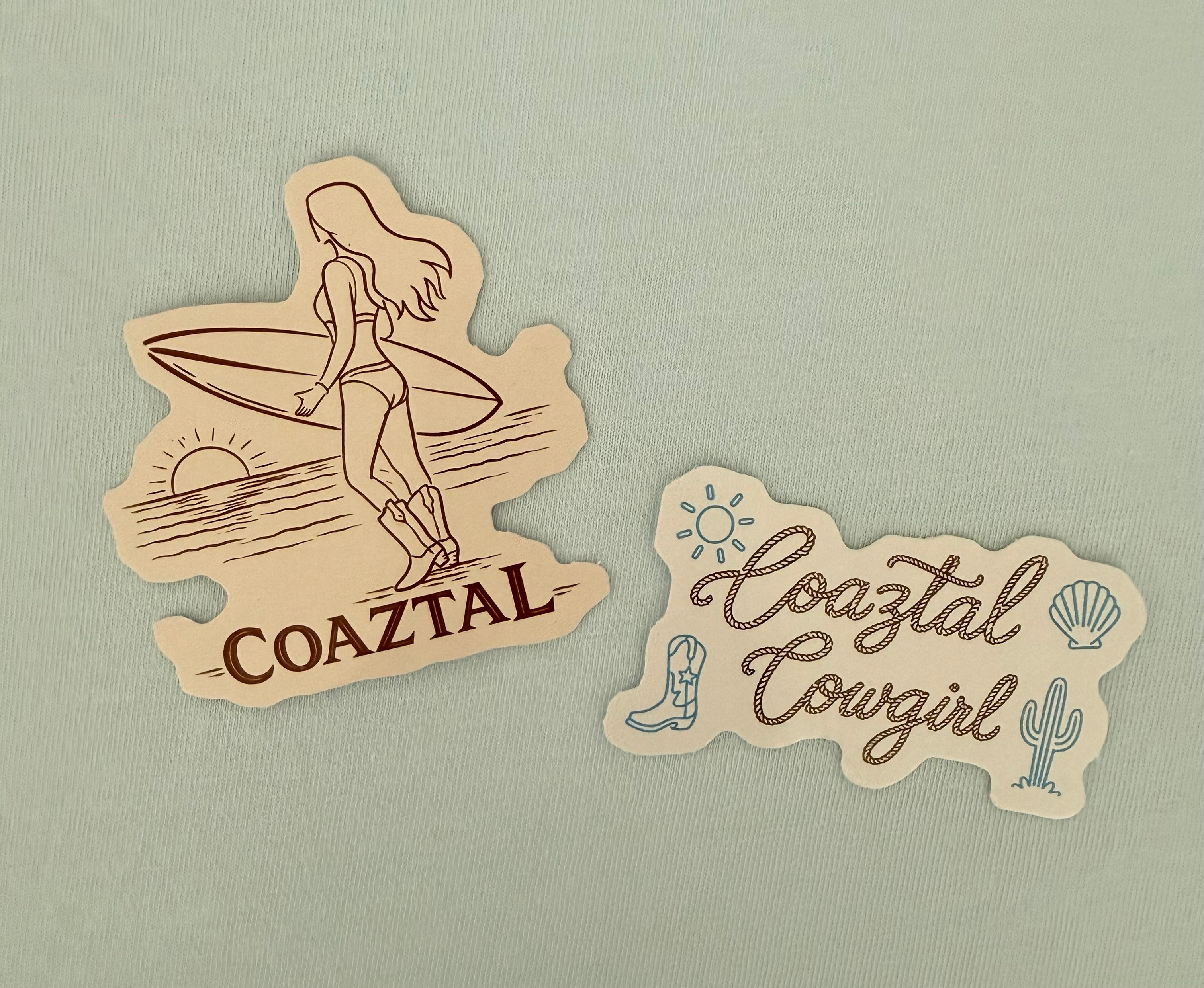 Coaztal Cowgirl Sticker Pack