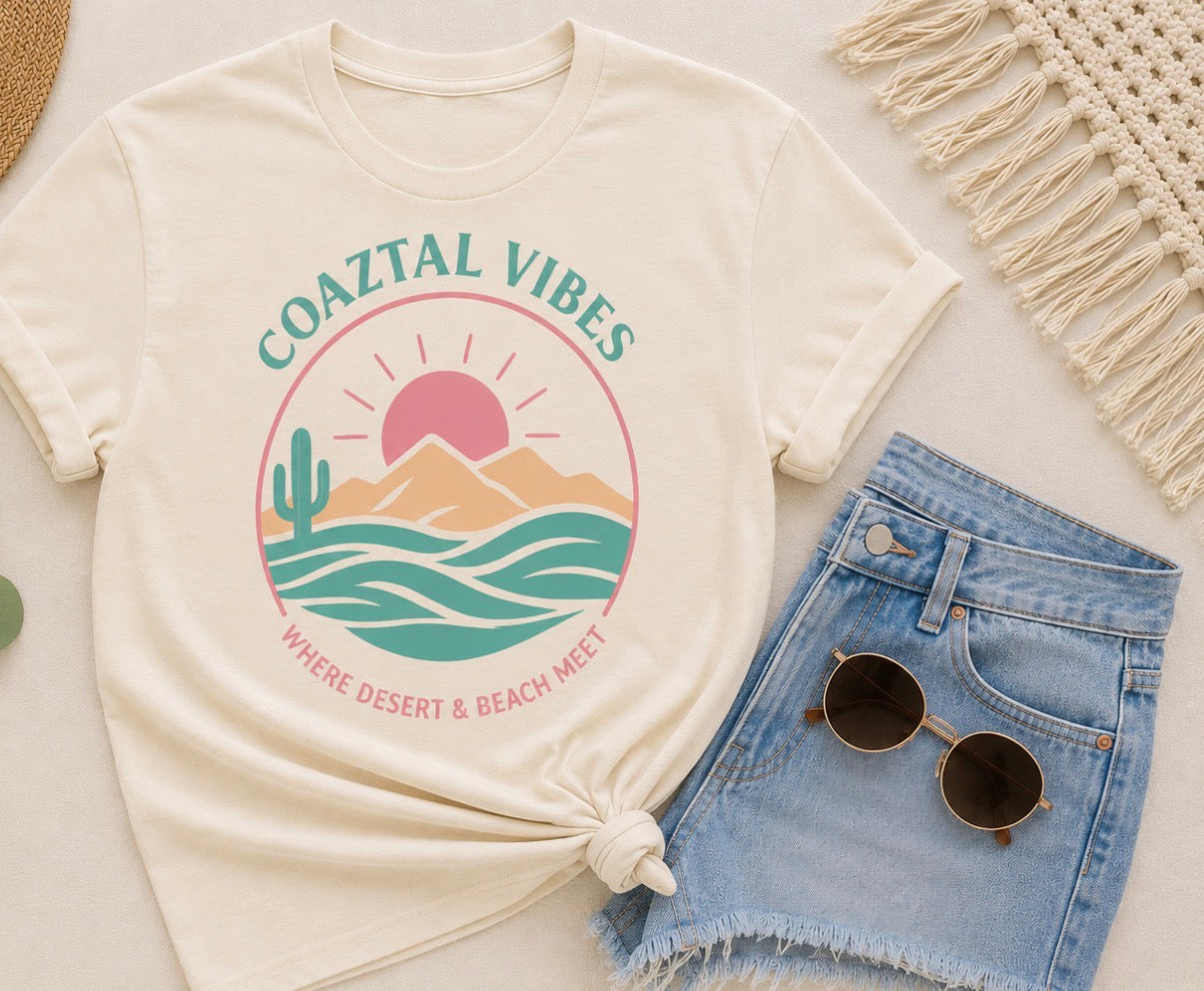 Pastel Paradise Tee (Full Front)